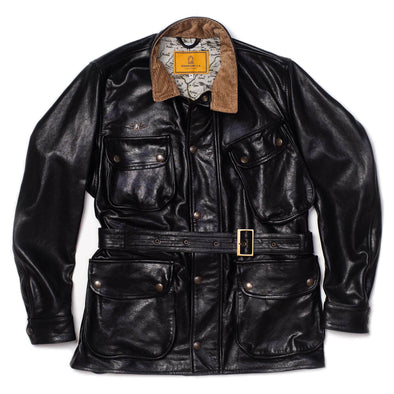 Explorator Black Leather Jacket - Shangri-La Heritage