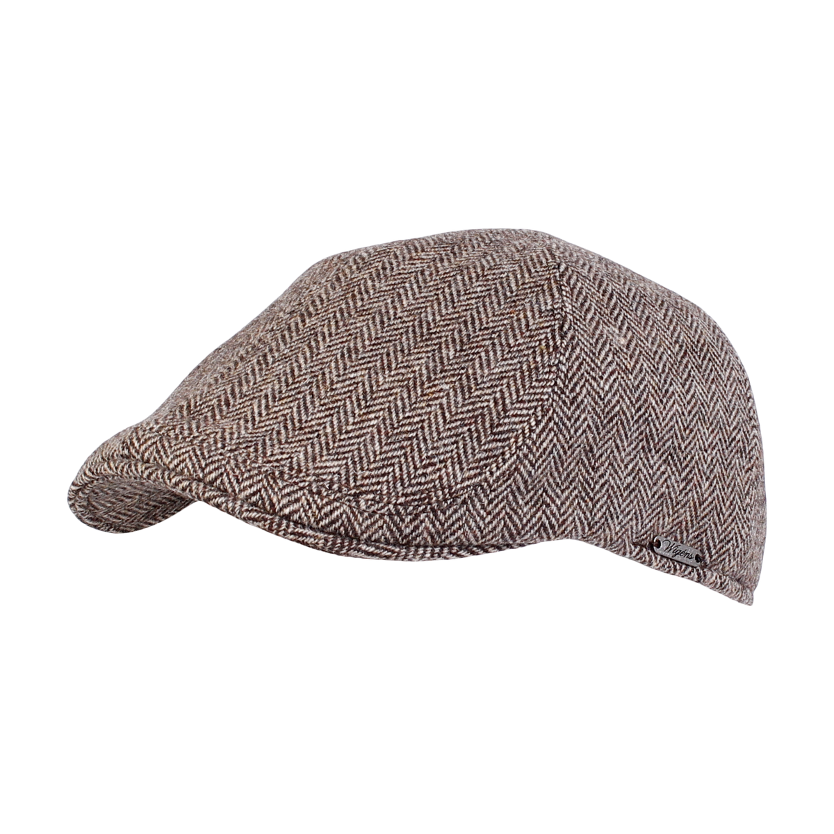 Pub Cap Herringbone, Light Brown Wigéns Hats, Boots & Bourbon
