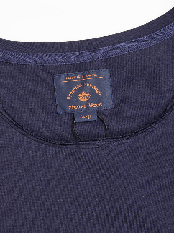 Sagi Nuovo T-Shirt Black - Blue de Genes