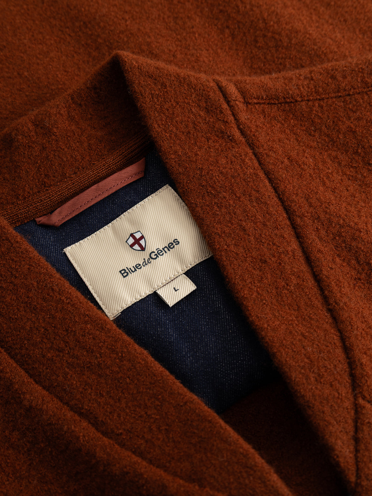 BGmudock Wool Waistcoat - Blue de Genes