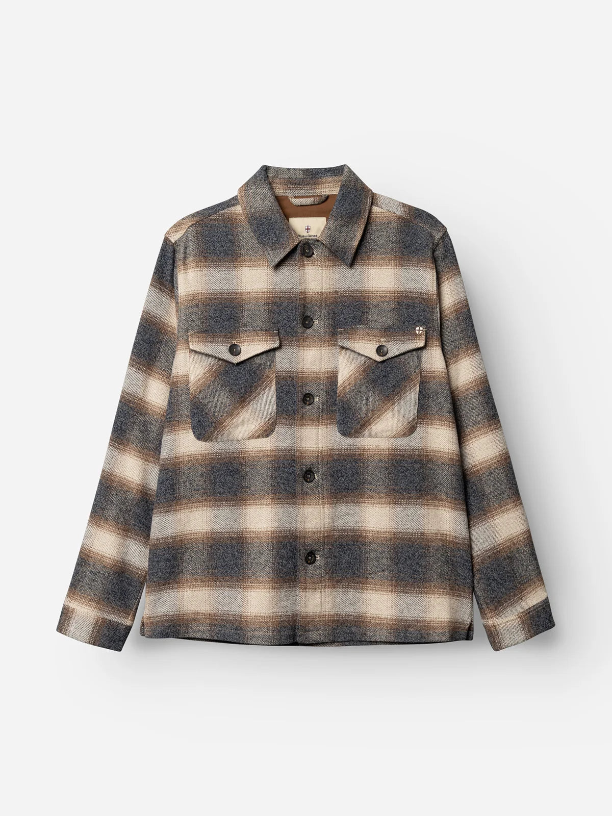 BGyodo Check Overshirt - Blue de Genes