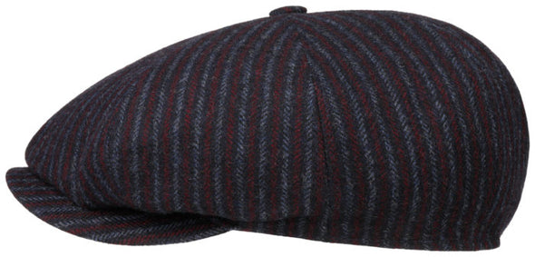 8-Panel Cap Woolen Stripe - Stetson