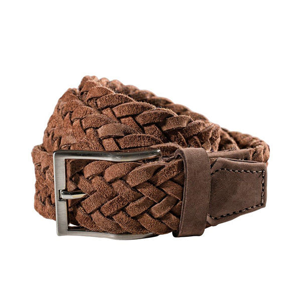 Woven Suede Belt - Amanda Christensen