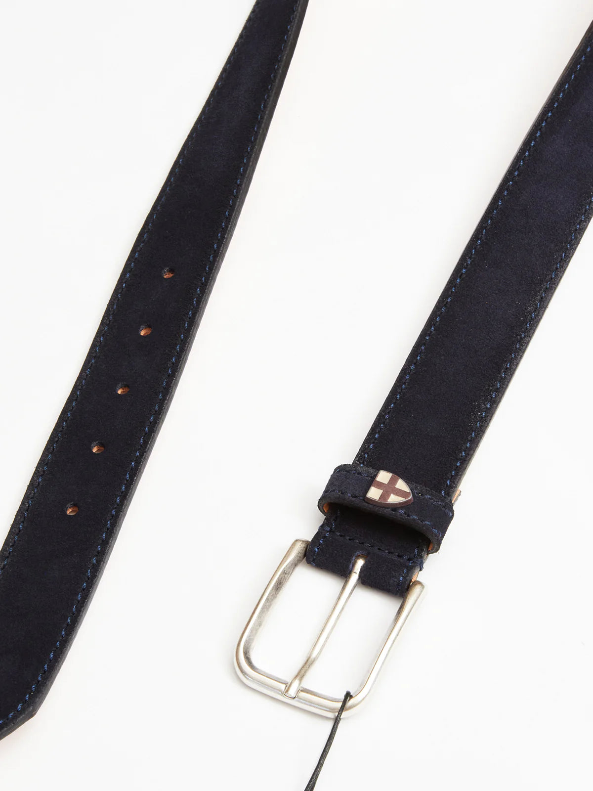 Suede Belt - Blue de Gênes