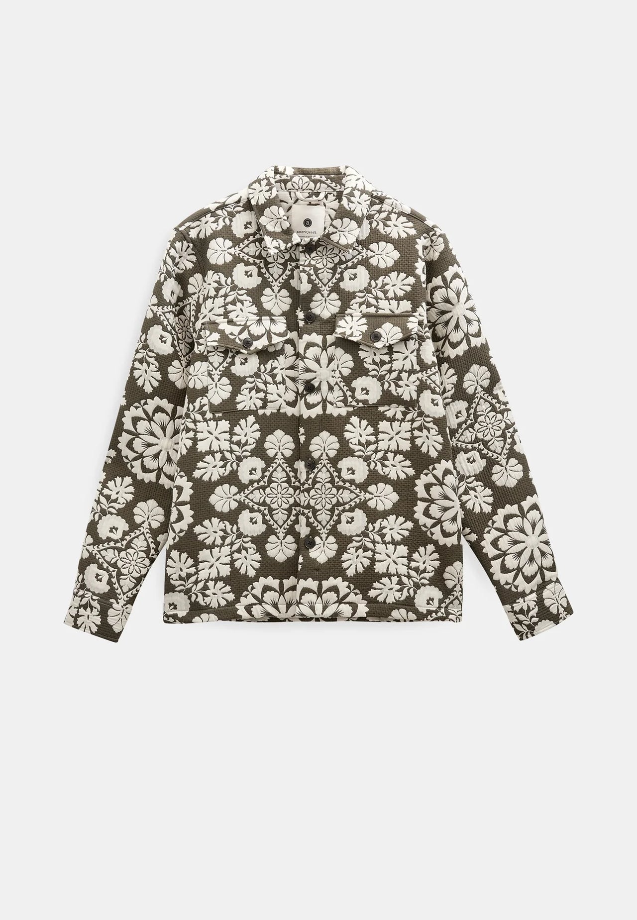 Akoscar Flower Jacquard Overshirt - Anerkjendt