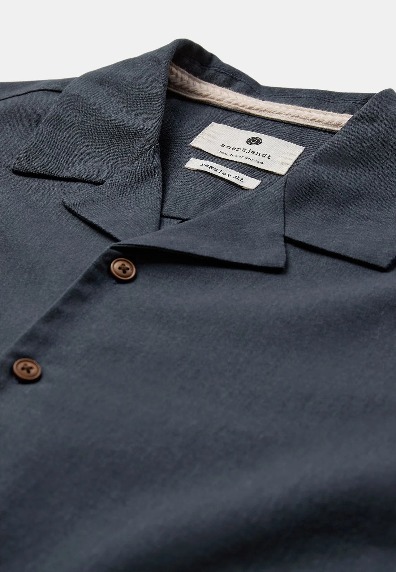 Akleo Cot/Linen/Vis S/S Shirt - Anerkjendt