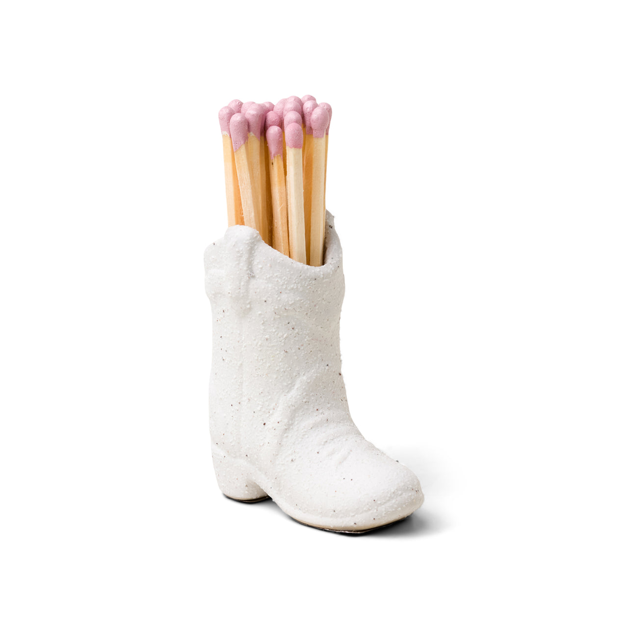 Matchsticks in Cowboy Boot, White - Paddywax