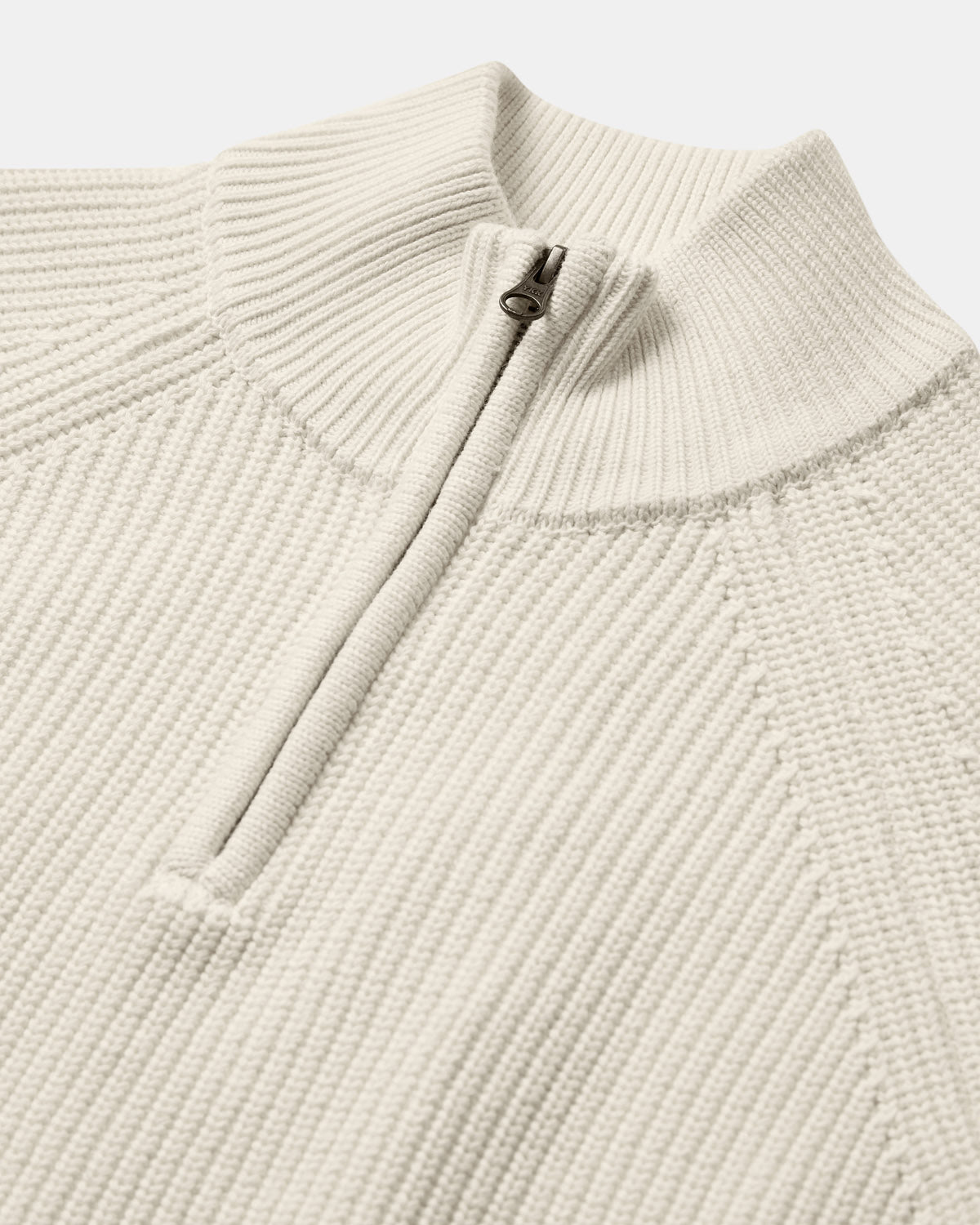 Aksune Patent Half Zip Knit - Anerkjendt