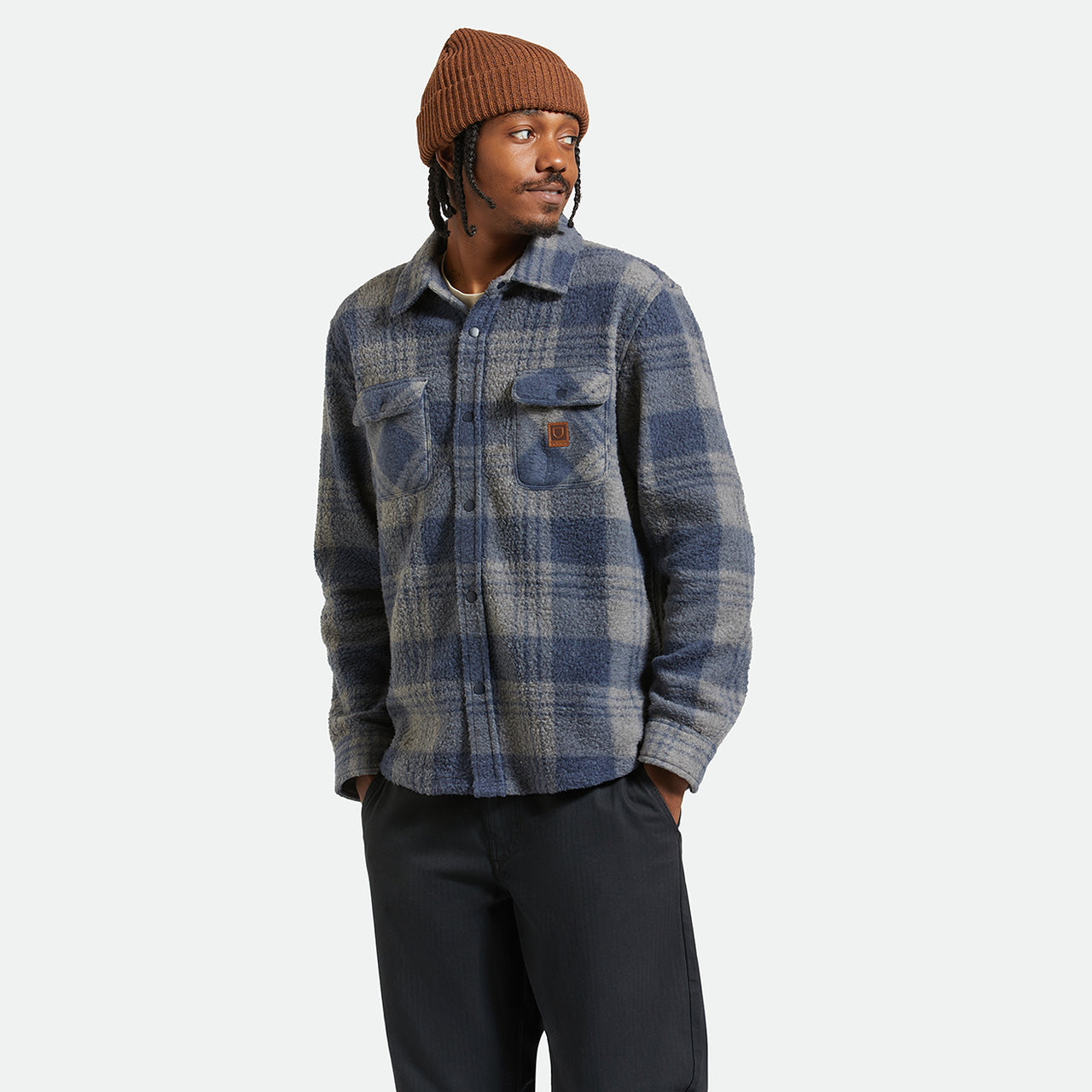 Bowery L/S Arctic Stretch Fleece - Brixton