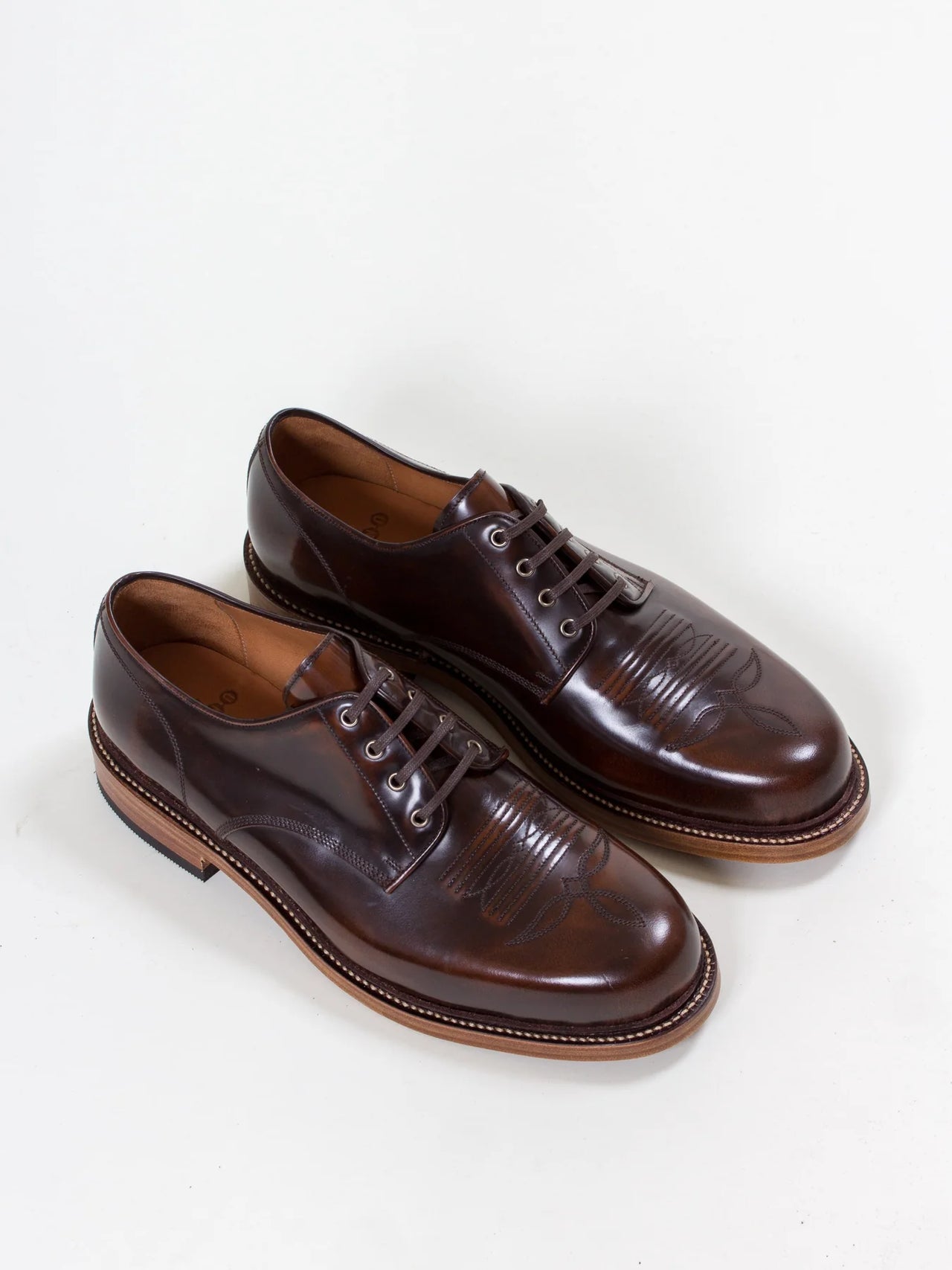 Western Derby, Cognac - Bright Shoemakers