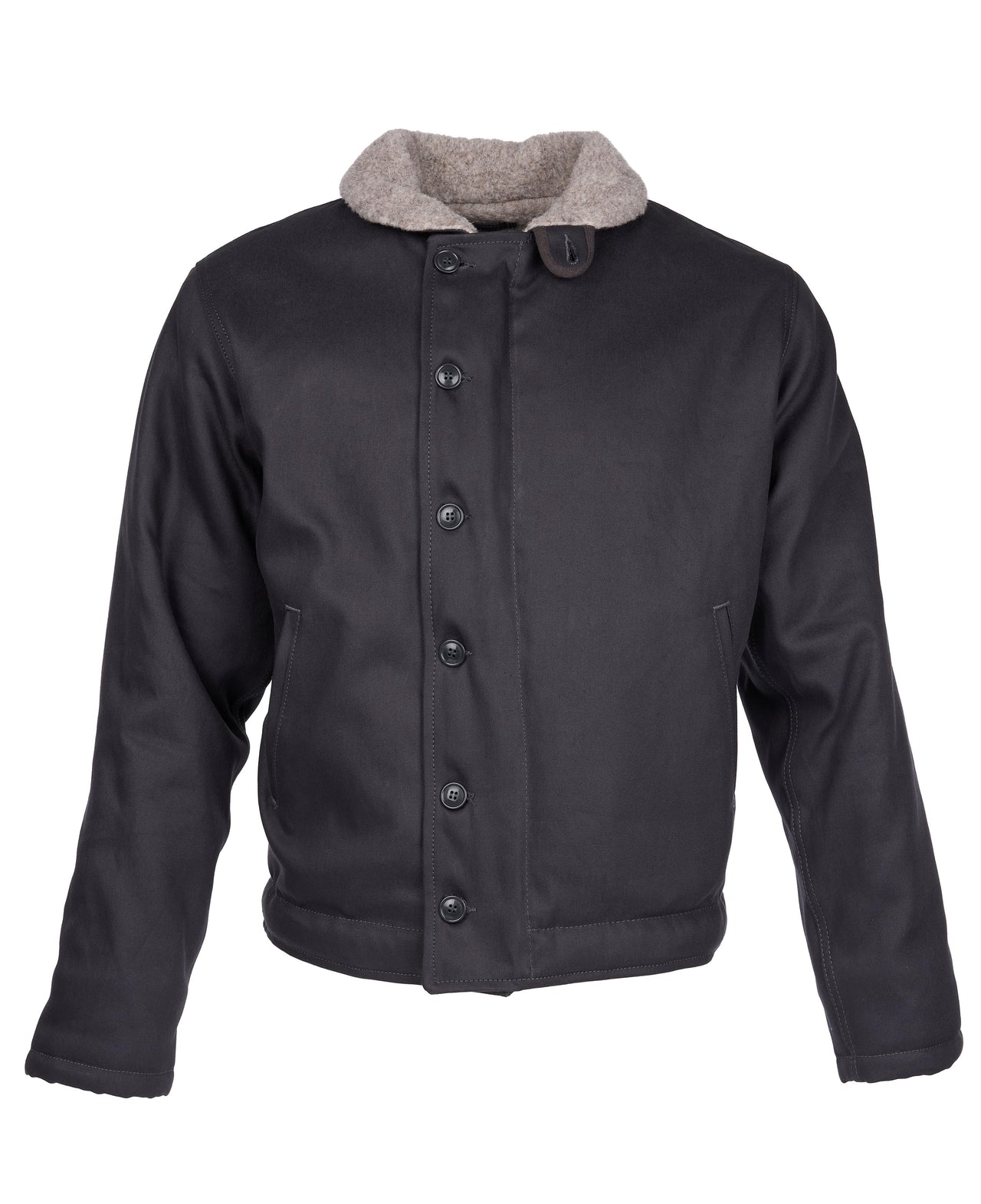 1944 N1 Deck Jacket Elephant Skin Asphalt - Pike Brothers