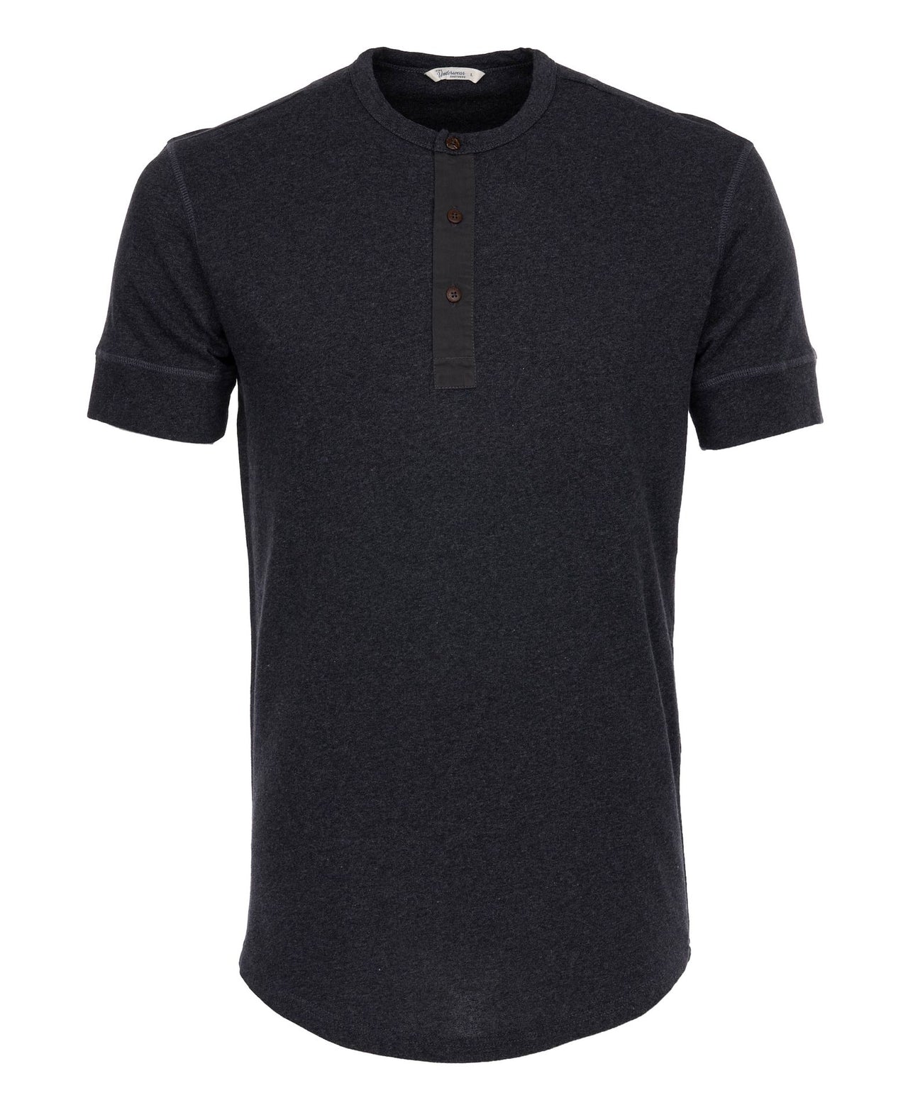 1927 Henley Shirt Short Sleeve, Iron Grey - Pike Brothers
