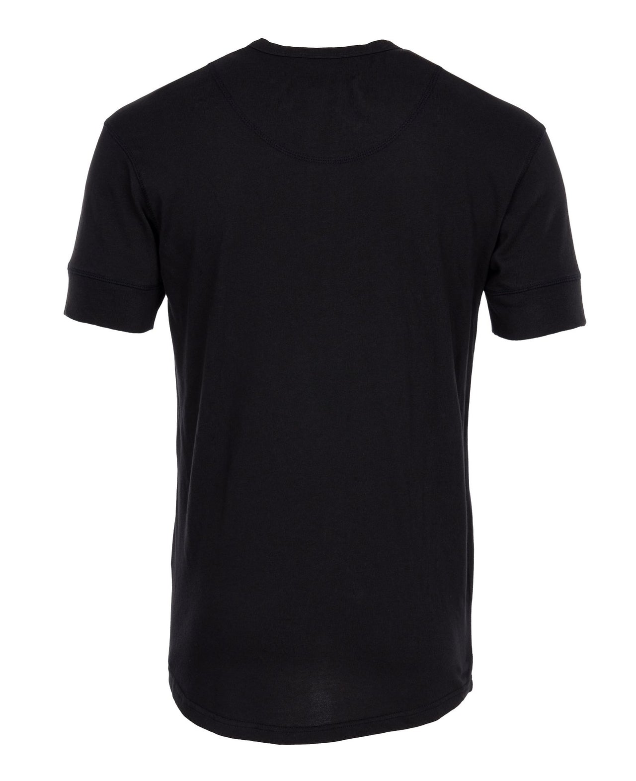 1927 Henley Shirt Short Sleeve, Faded Black - Pike Brothers