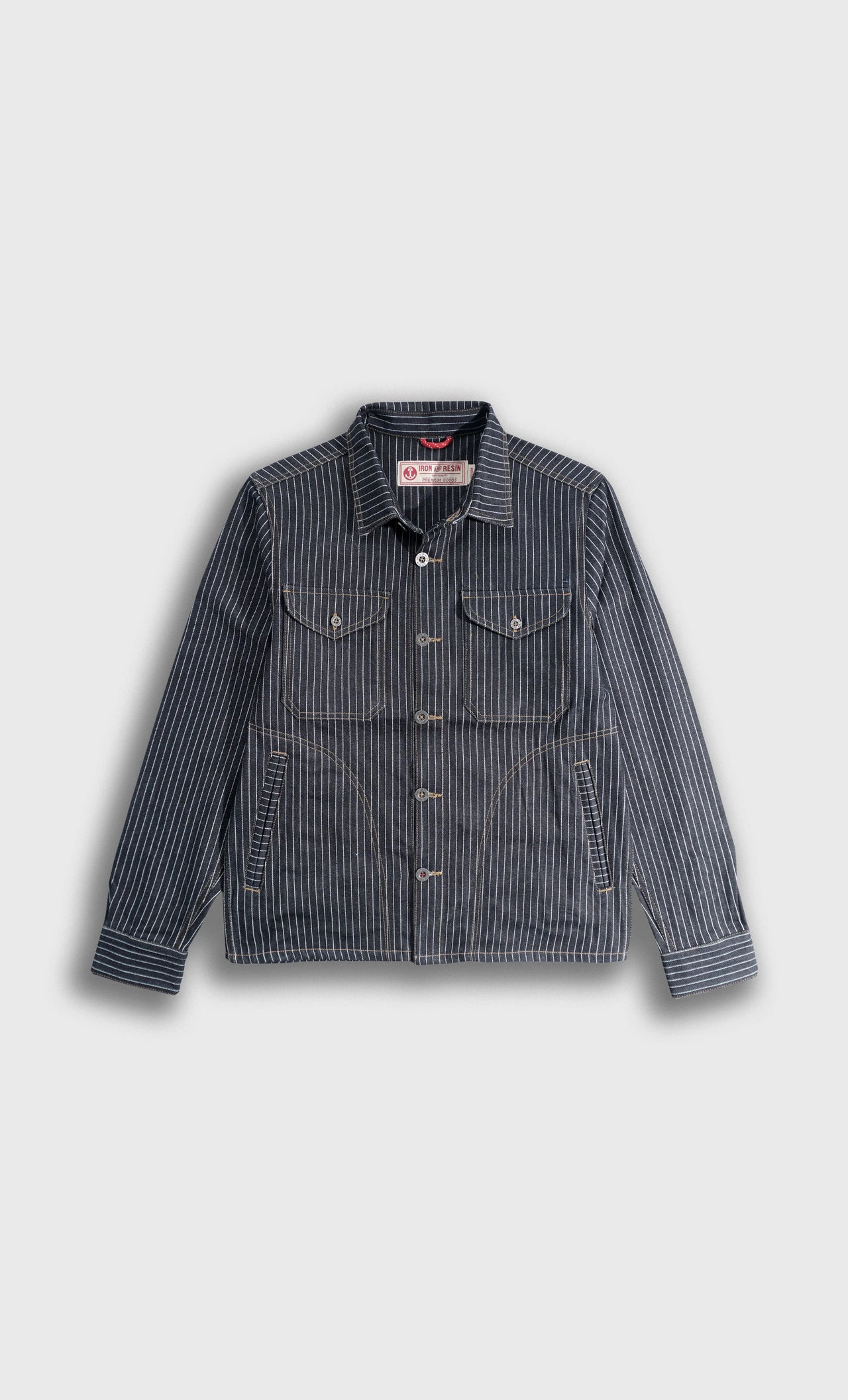 Dogtown Striped Denim Shirt - Iron and Resin