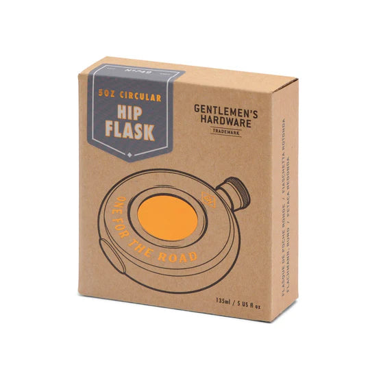 Round Hip Flask - Gentlemen's Hardware