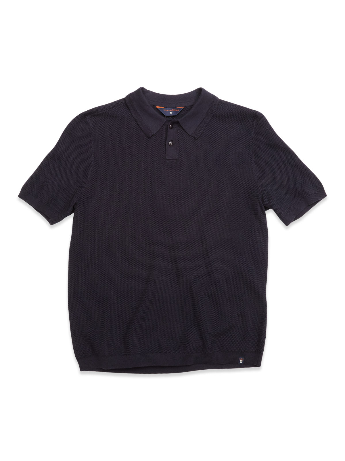 Filo Knit Polo - Blue de Genes
