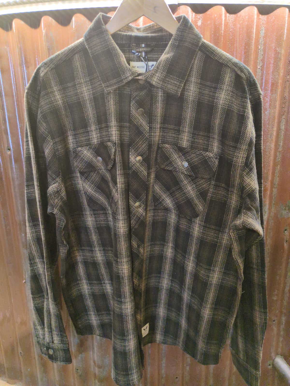 New Adrian Cotton Check - Fat Moose