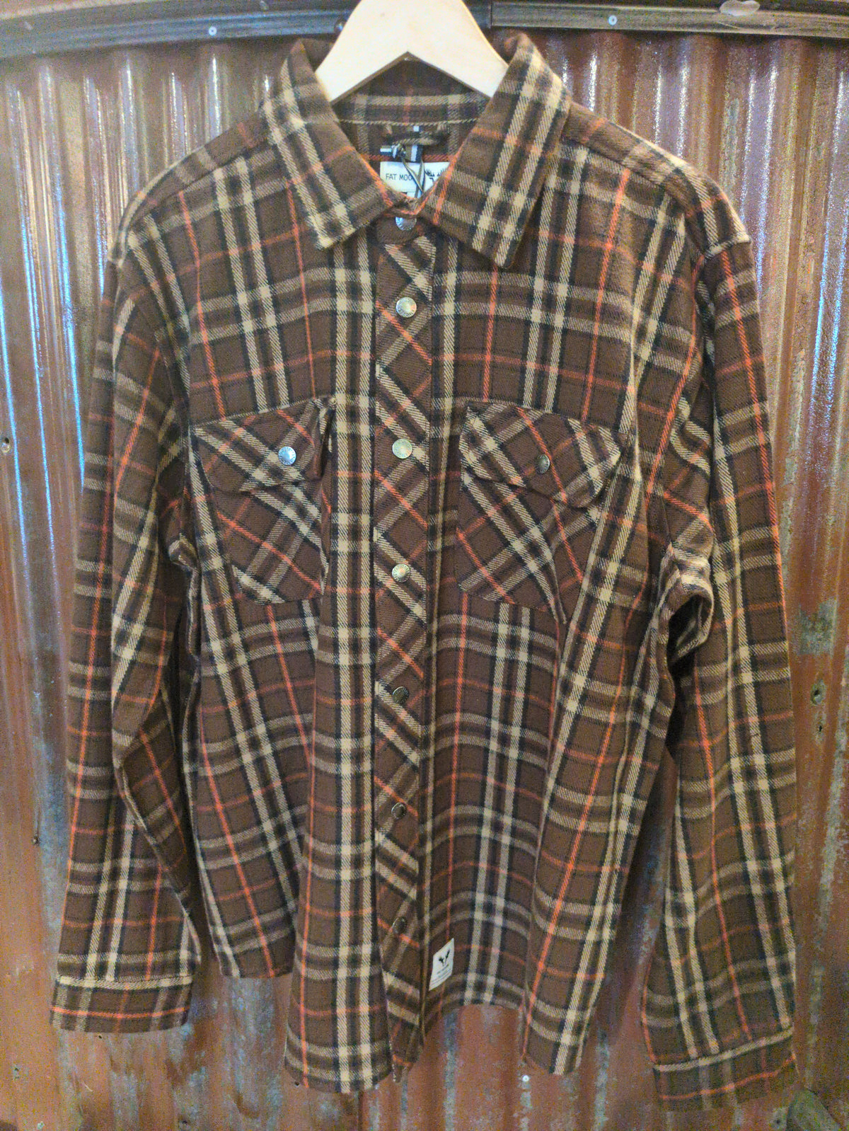 New Adrian Cotton Check - Fat Moose