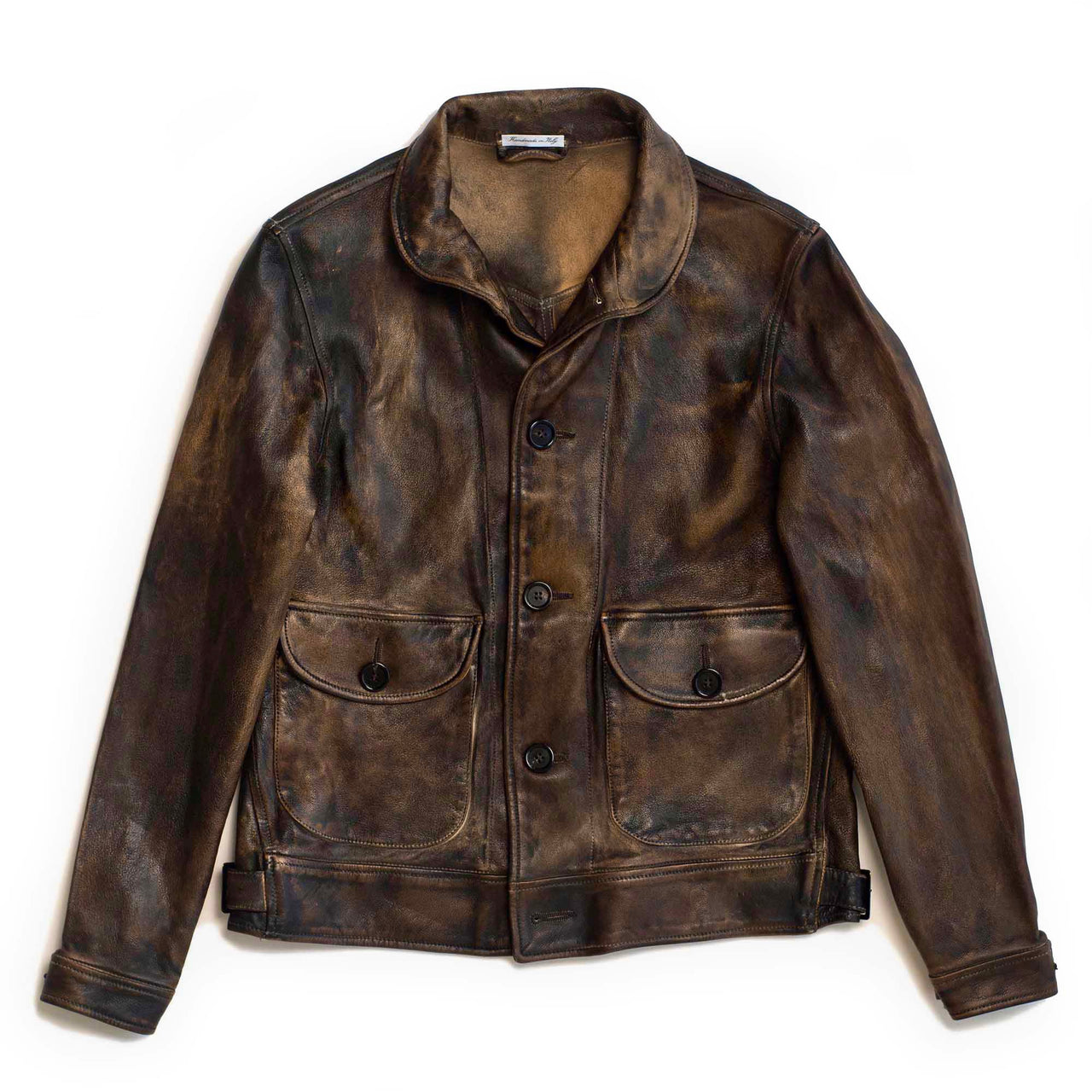 “Cossack” Deserto Leather Jacket - Shangri La
