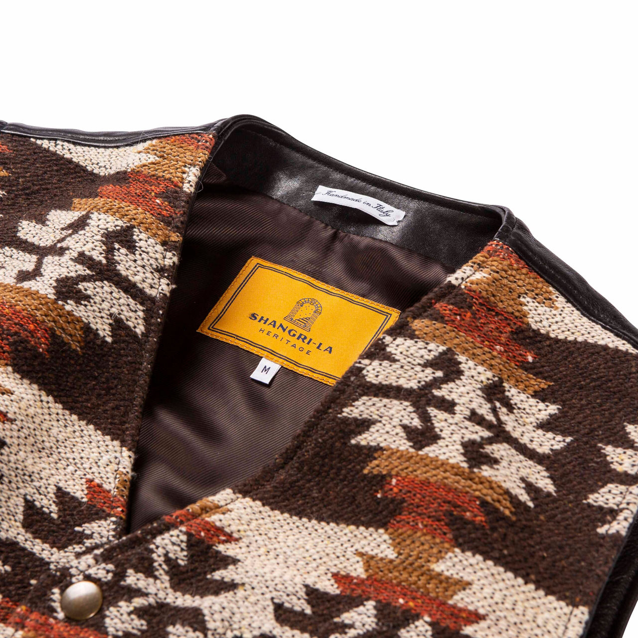 "Mandriano" Desert Navajo Wool Vest - Shangri-La Heritage