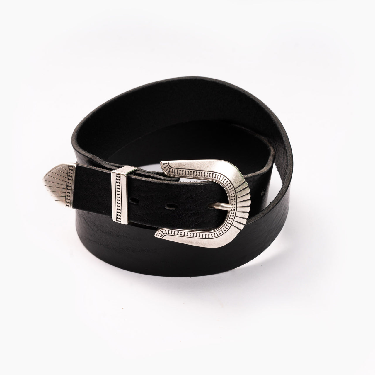 Rodeo Black Western Belt - Shangri-La Heritage