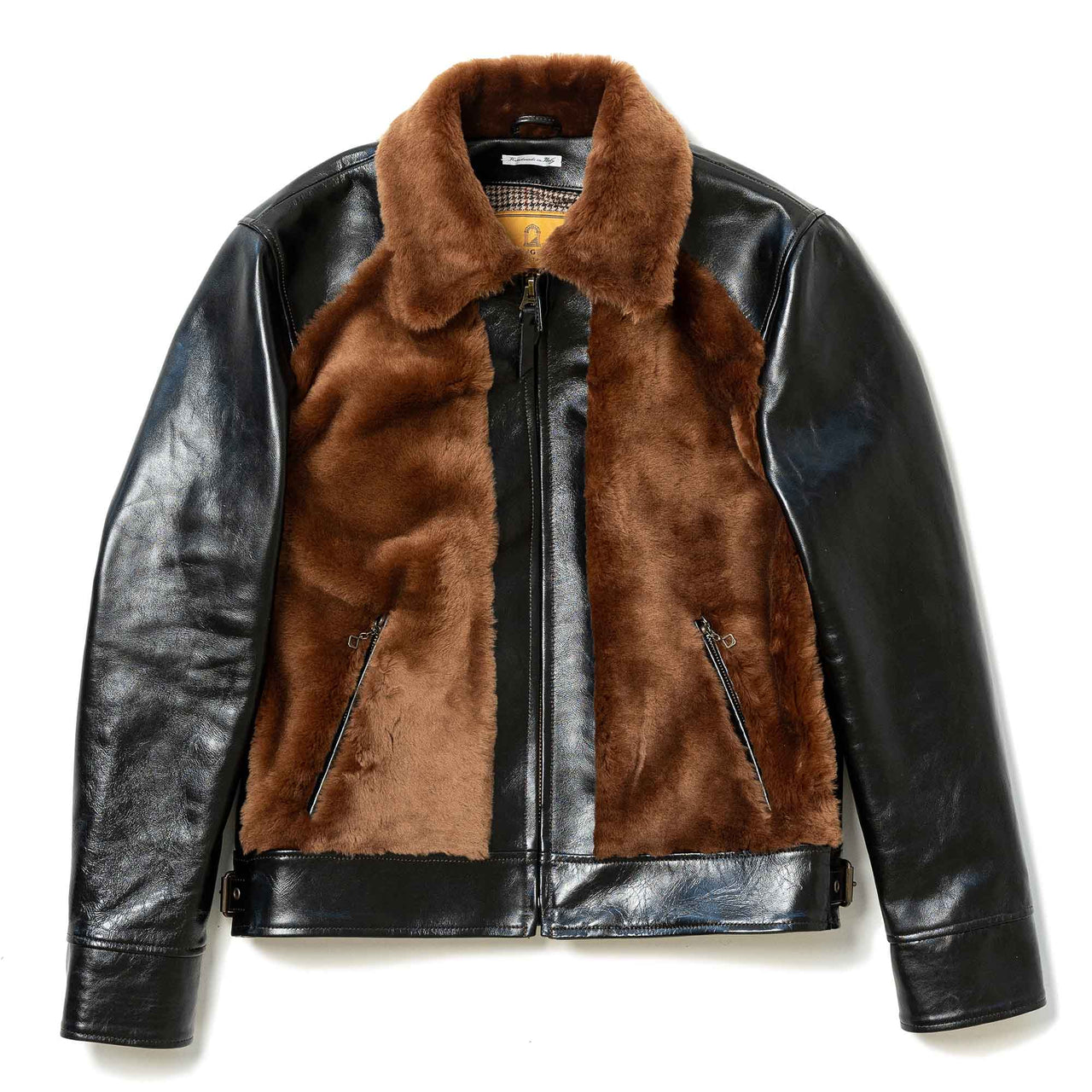 "Varenne" Horsehide Grizzly Jacket - Shangri La