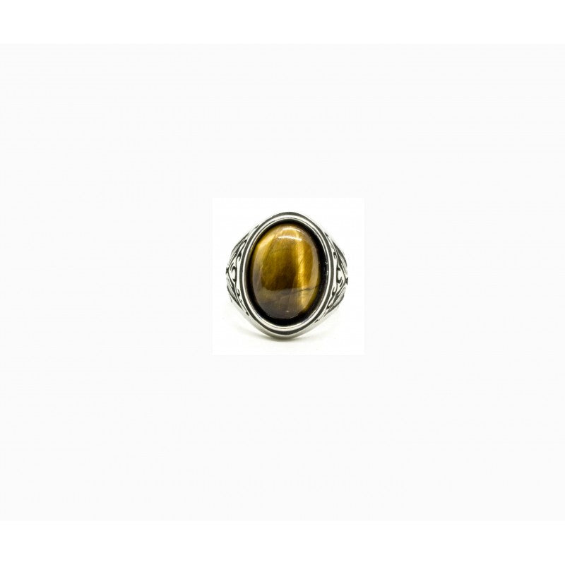 Signet Ring Tiger Eye - Black Pearl Creations