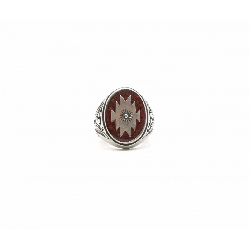 Southwestern Red Jasper Ring - Black Pearl Creations