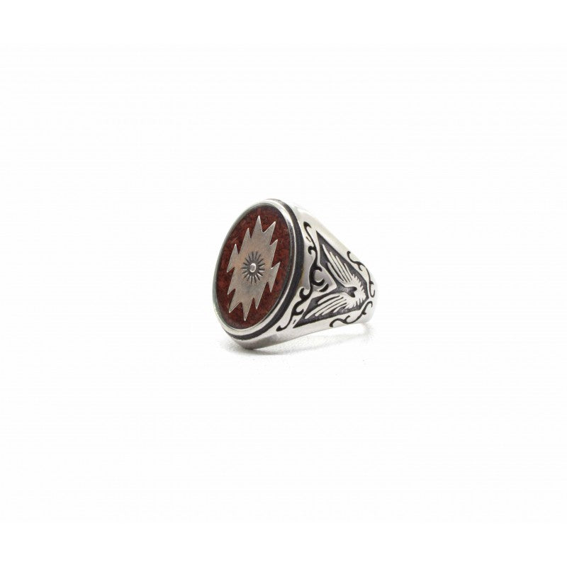 Southwestern Red Jasper Ring - Black Pearl Creations