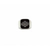 Southwestern Square Ring Black - Black Pearl Creations