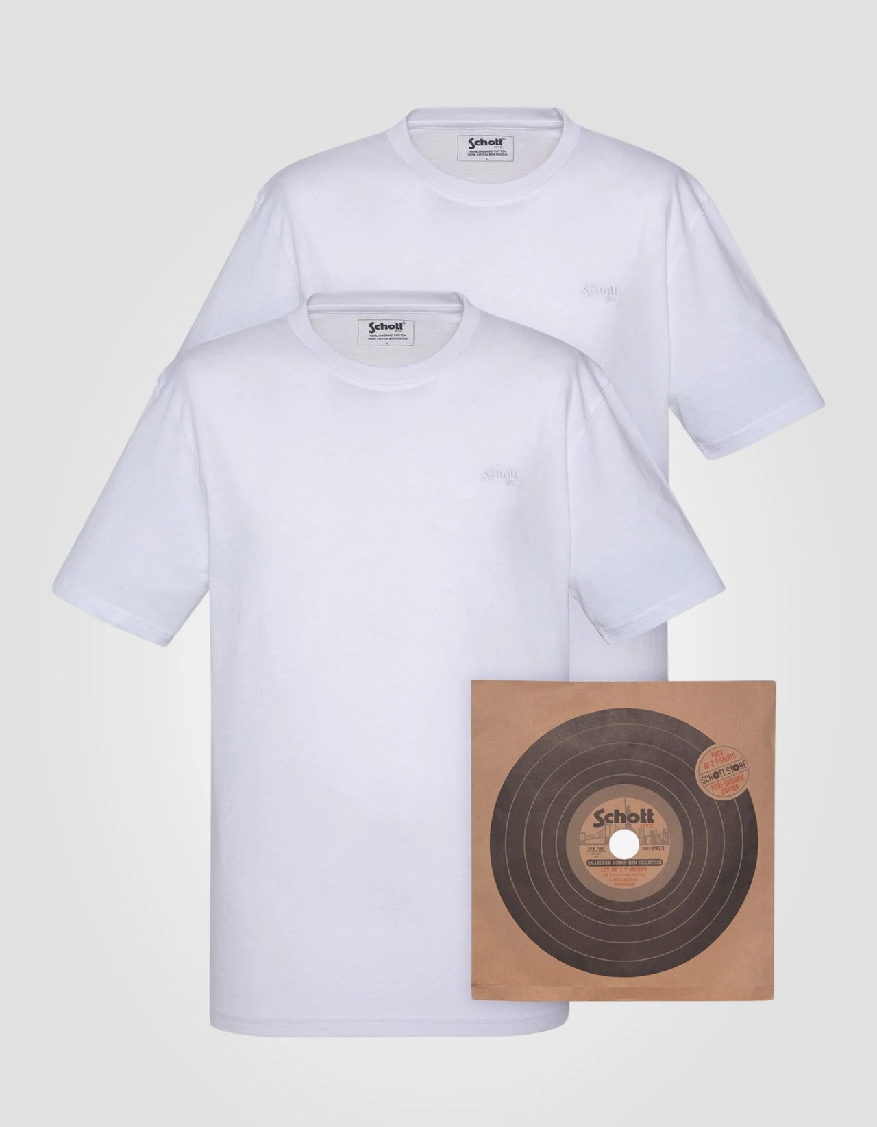 T-Shirts 2-pack - Schott N.Y.C.