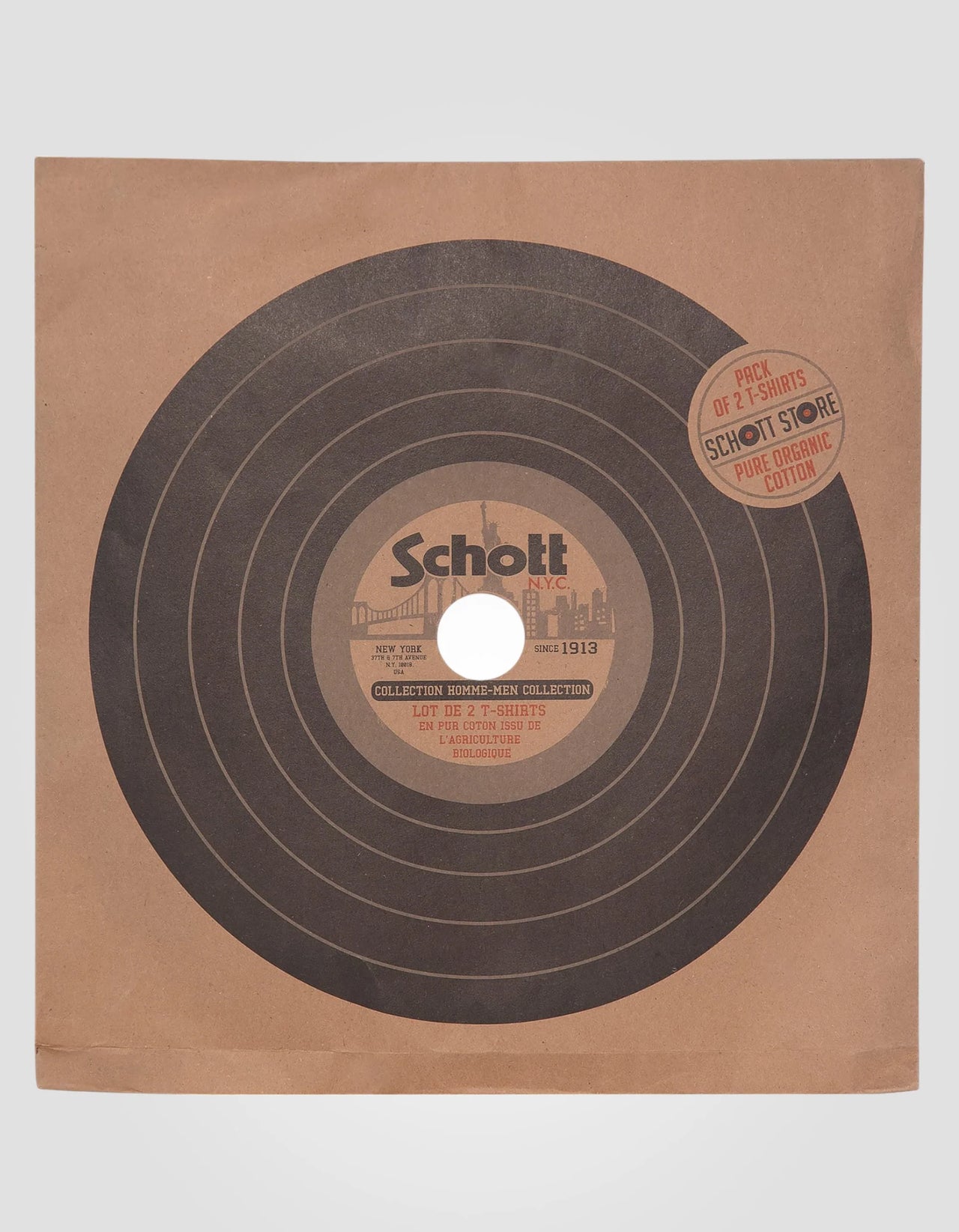T-Shirts 2-pack - Schott N.Y.C.