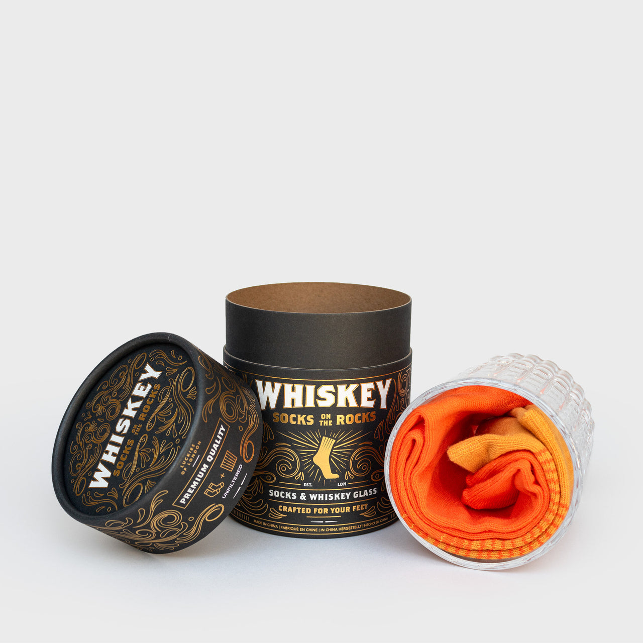 Set for Whiskey Lovers Socks on The Rocks - Luckies