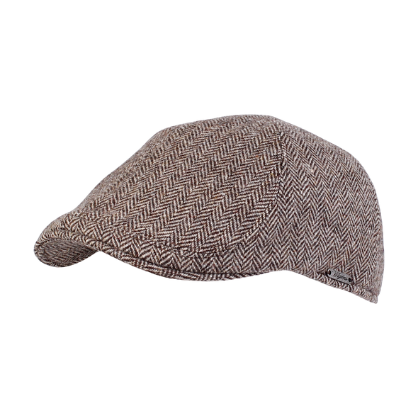 Pub Cap Herringbone, Light Brown - Wigéns