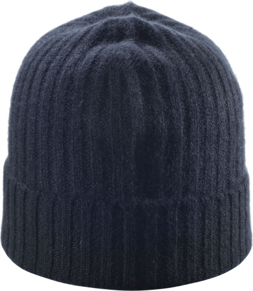 Beanie Cashmere Navy Blue - Amanda Christensen