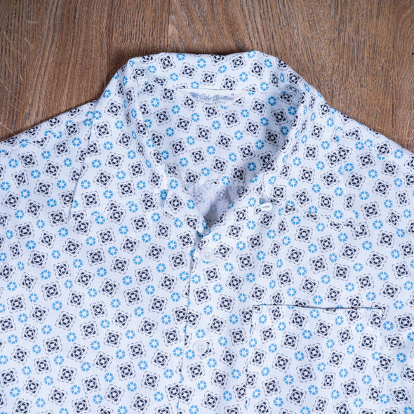 1947 Albert Shirt Short Sleeve, Lanai blue - Pike Brothers