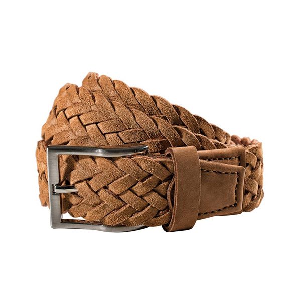 Woven Suede Belt - Amanda Christensen