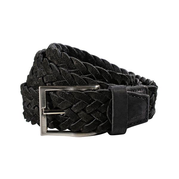 Woven Suede Belt - Amanda Christensen