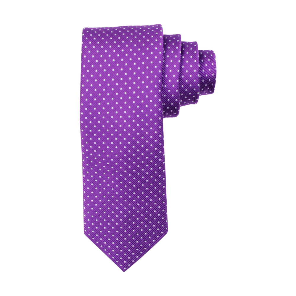 Slim Tie Dots, Purple - Amanda Christensen