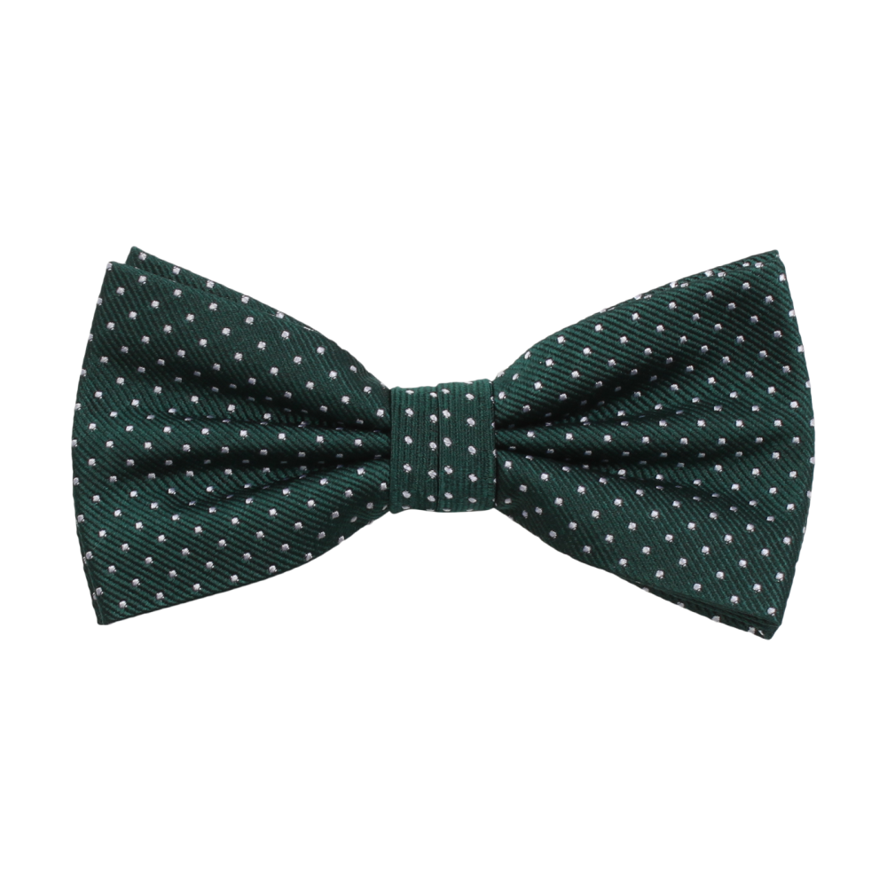 Classic Pre Tie Dots, Bottle Green - Amanda Christensen