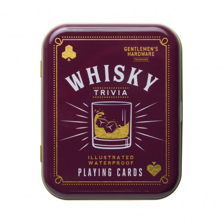 Whiskey Trivia Playing Cards - Gentlemen's Hardware