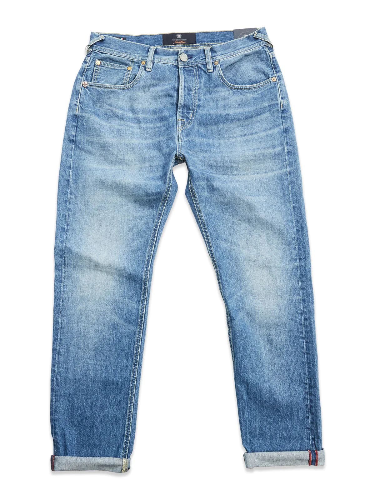 Gastone Five Used Jeans - Blue de Gênes