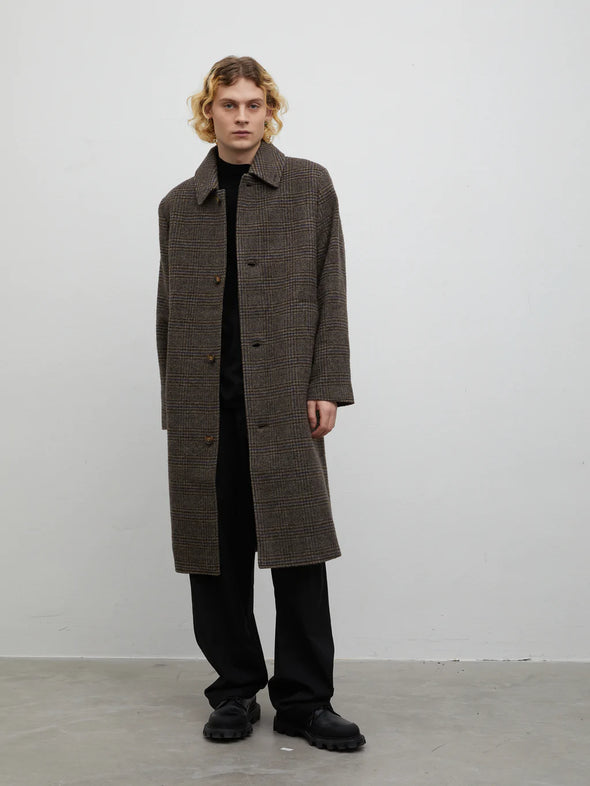 Gil Brown/Navy Check - Brixtol Textiles