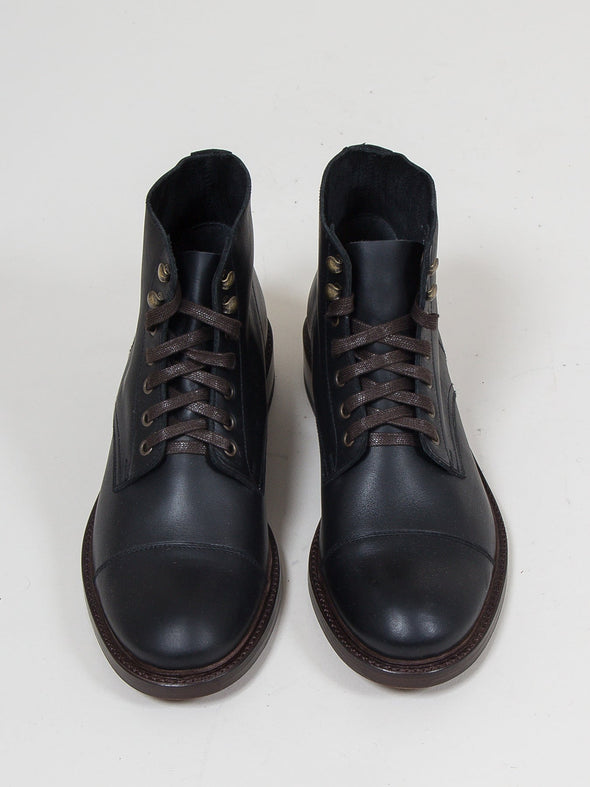 Lace Boot, Black - Bright Shoemakers