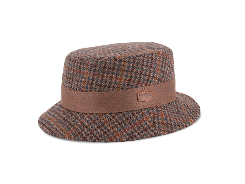 Max Virgin Wool/Cashmere, Brown Check - MJM