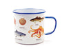 Enamel Mug, Sea life - Gift Republic