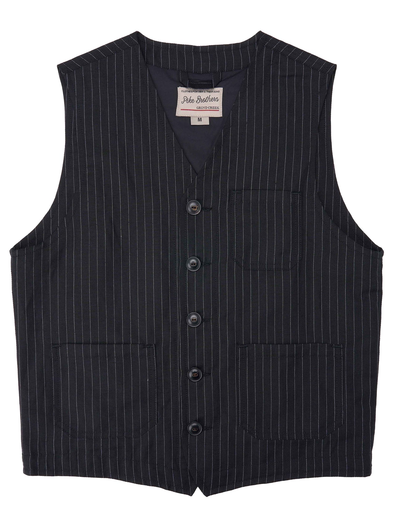1937 Roamer Vest, Chicago Black - Pike Brothers