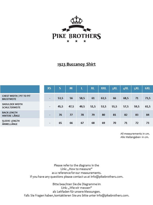 1923 Buccanoy Shirt Yuma Blue - Pike Brothers