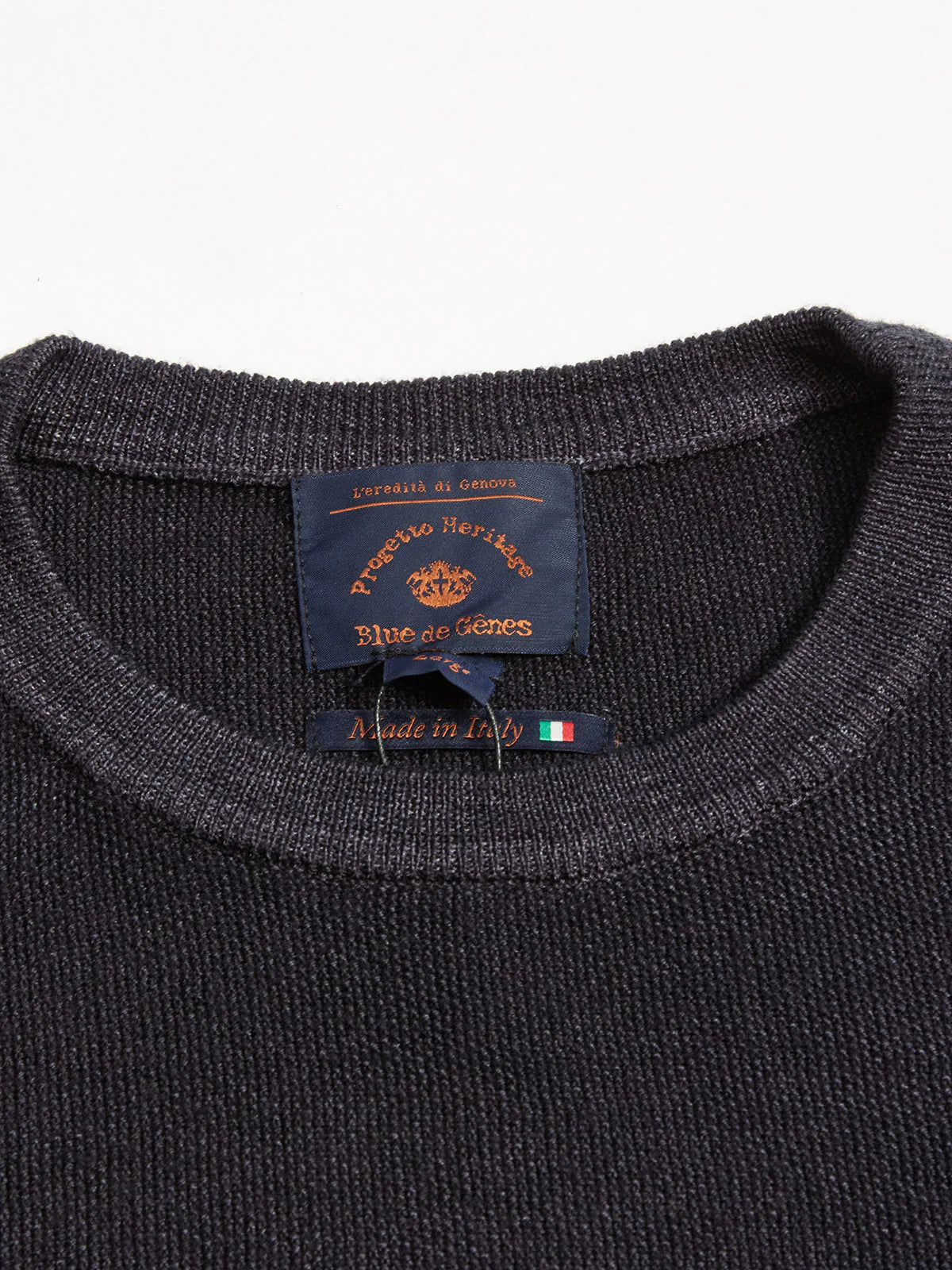 Tondo Stone Knit - Blue de Gênes
