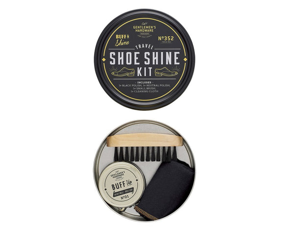 Travel Shoe Shine Tin - Gentlemen's Hardware
